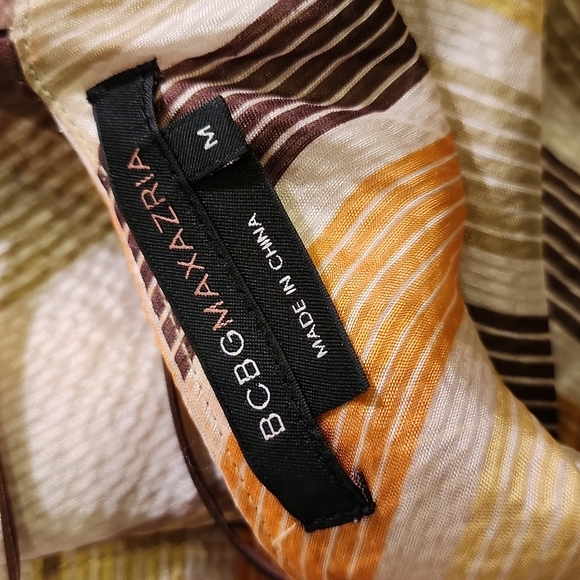 BCBGMaxAzria Silk Layered Open Tie Back Camisole - Picture 9 of 16